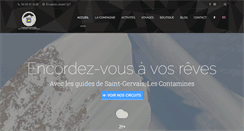 Desktop Screenshot of guides-mont-blanc.com