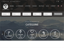 Tablet Screenshot of guides-mont-blanc.com
